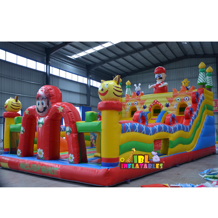 Inflatable Kids Playground With Air Pump Super bother Inflatable Dry Slide Large Adult Inflatable Water Park Slide For Party