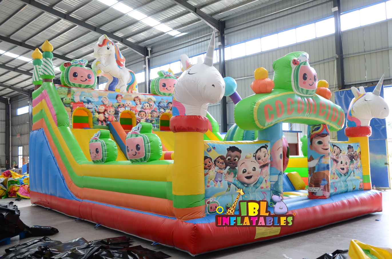 Inflatable Kids Playground With Air Pump Super bother Inflatable Dry Slide Large Adult Inflatable Water Park Slide For Party