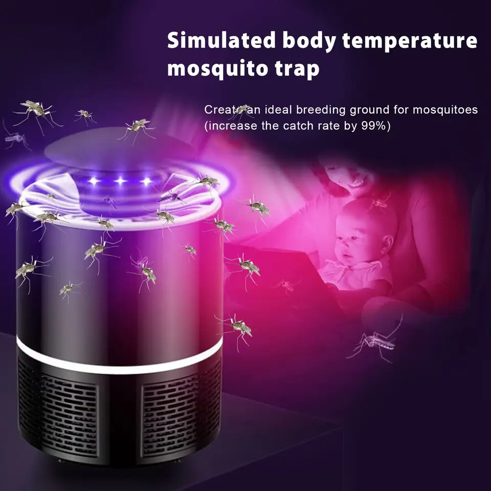 In Stock removes Insects Mosquitos Files Bugs Gnats Moths Indoor Electric Portable Plug in Home Insects Zapper