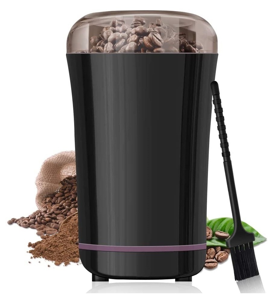 Professional 304 stainless steel Burr blade Coffee Grinder titanium 110V/150W electric blender spice auto  burrs coffee grinder