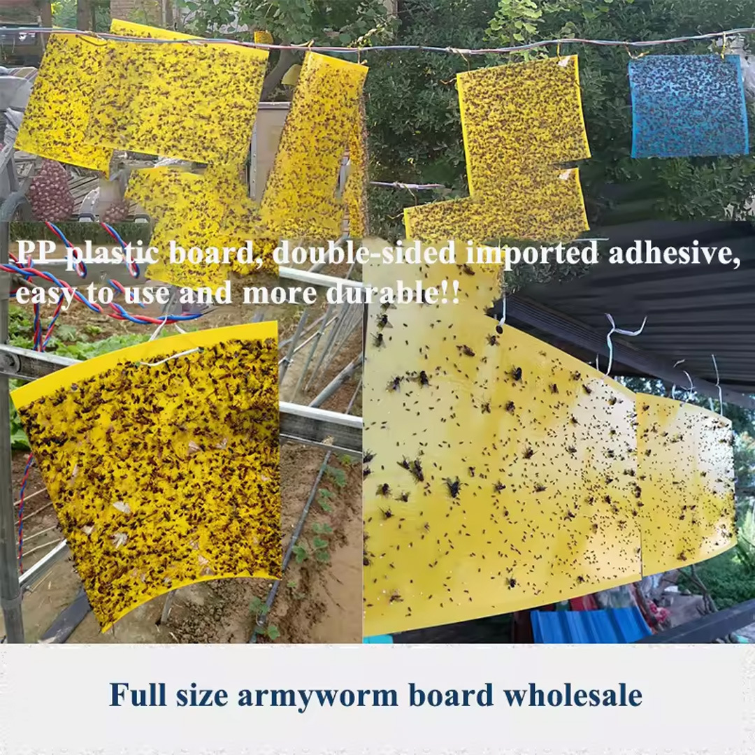 Waterproof Yellow Sticky Fruit Fly Paper Insect Glue Roll Traps insect double-sided Glue Trap