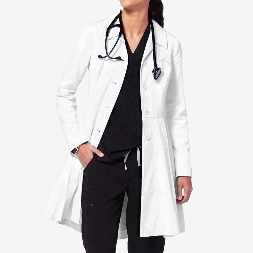 Wholesale Lab Coat clinic Dental Doctor nurse Uniforms Medical white lab coat