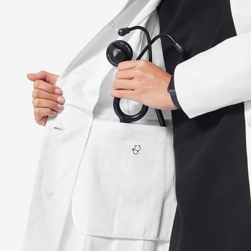 Wholesale Lab Coat clinic Dental Doctor nurse Uniforms Medical white lab coat