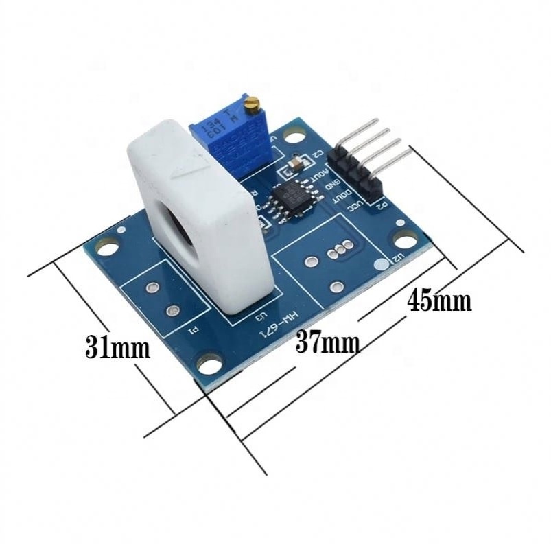 WCS1700 Hall Current Sensor Switch Current Transducer Sensor with Over Current Protection