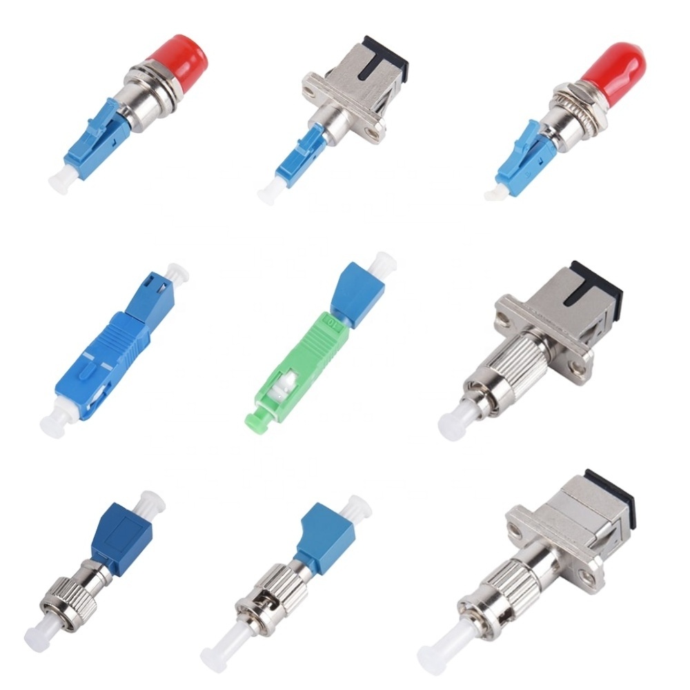 Fiber Optic APC/UPC FC/LC/SC/ST Male/Female to Adapter Single-mode Converter Hybrid Connector