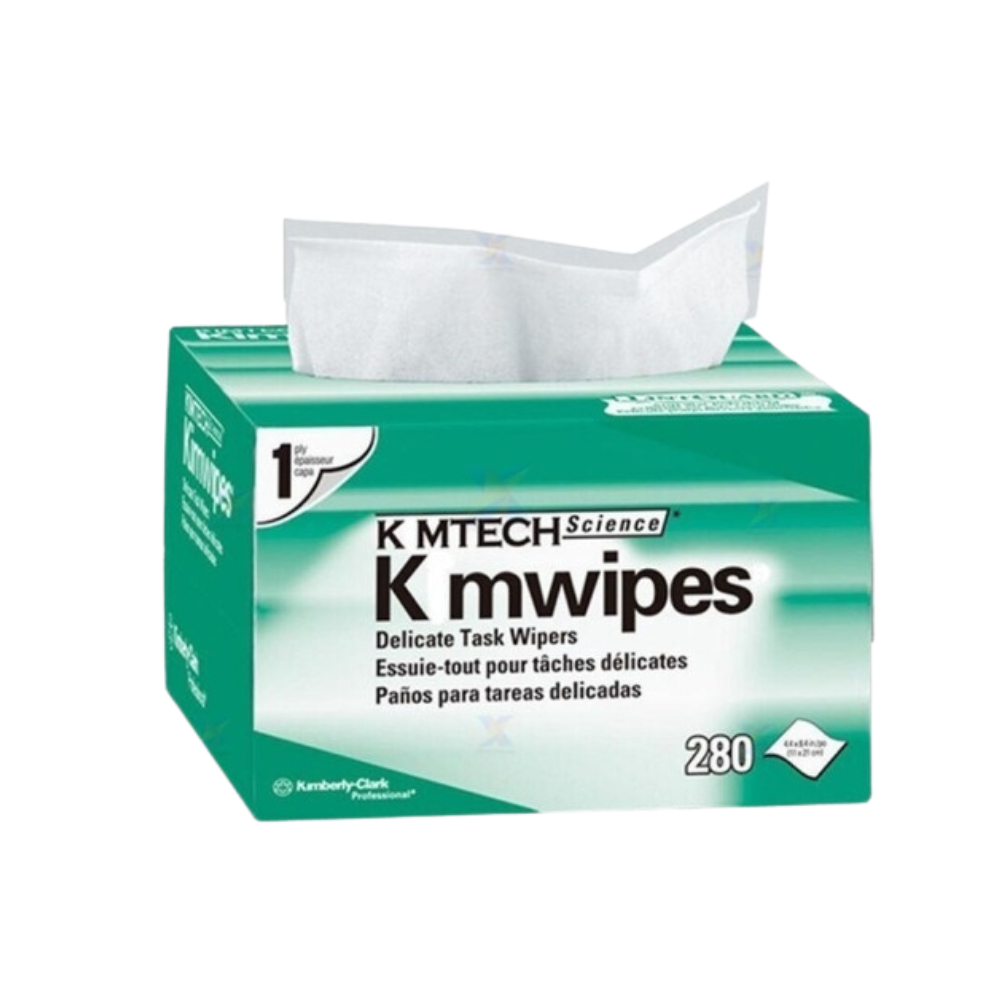 Kimtech 280 PCS Dust-Free Paper Fiber Cleaning Wiping Paper Best Price for FTTH and Network Use Optical Fiber Tool