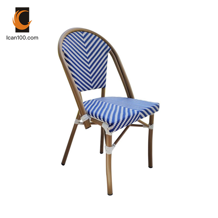 Strictly Quality Nordic Rattan Chair Terrace Cafe Outdoor Garden Furniture Chair French Bistro Chair