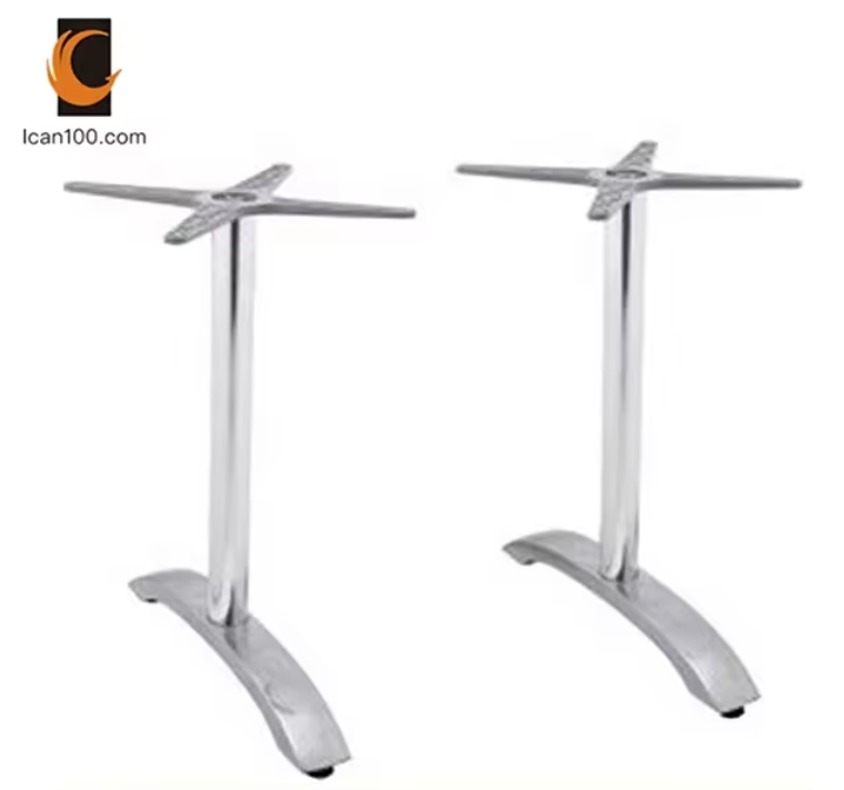 Hot Selling Coffee Shop Table Base Steel Restaurant Table Leg Metal Furniture 2 Wrought Iron Table Legs