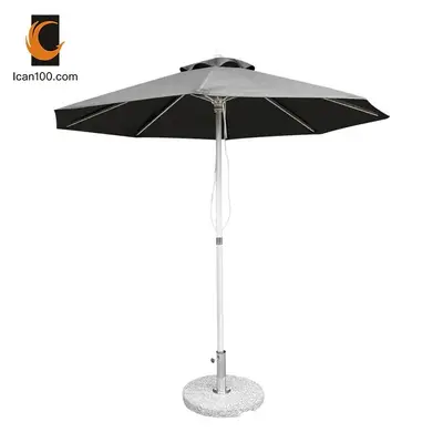 Garden Parasols Furniture Black Beach Umbrella Parasol Terrasse Sun Outdoor Big Umbrella