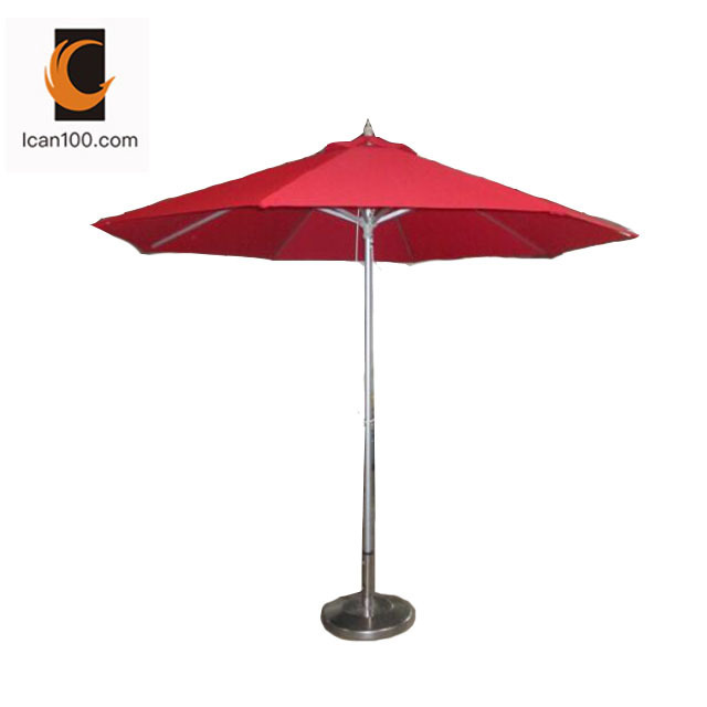 High Temperature Resistance Garden Outdoor Solar Panel Big Umbrella Sun Shade Parasol Sombrillas Para Jardin