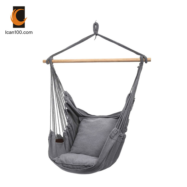 Indoor Patio Adult Hammock Hanging Seat Swing Suspended Chair Boho Furniture Hamacas Sillas for Home Bedroom