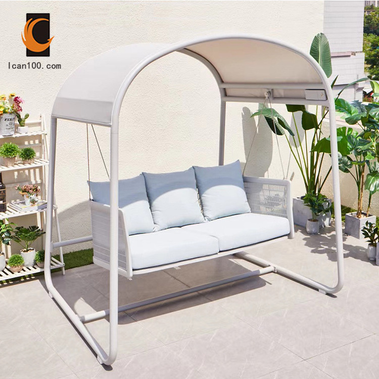 Modern Swing Chair With Cushion Outdoor Hanging Chairs Garden Swing Hanging Chair Double Hanging  Beach Swing