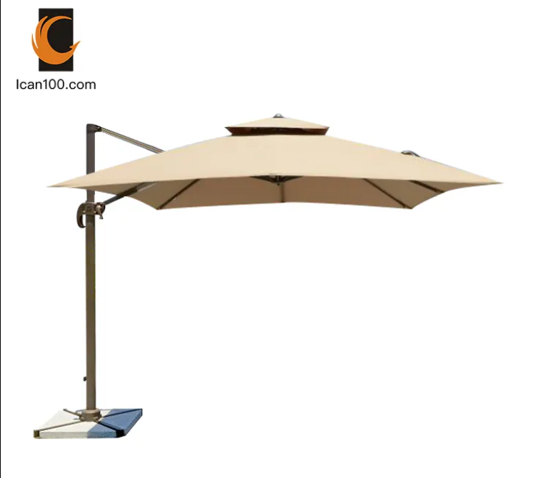 Modern Parasols Big Size Folding Umbrella Restaurant Outdoor Stand Garden Large Sun Umbrella