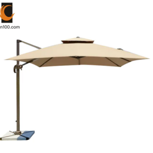 Modern Parasols Big Size Folding Umbrella Restaurant Outdoor Stand Garden Large Sun Umbrella