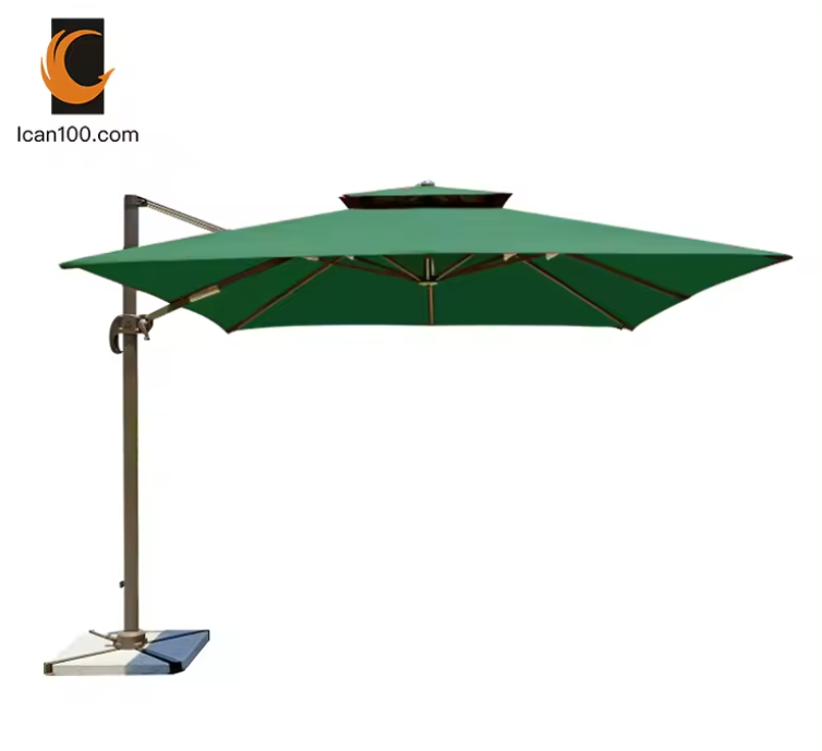 Modern Parasols Big Size Folding Umbrella Restaurant Outdoor Stand Garden Large Sun Umbrella