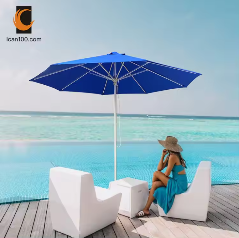 Parasols Umbrellas Outdoor Professional Waterproof Large Patio Umbrella Outdoor Furniture Big Sun Umbrellas For Beach