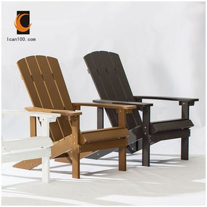 Hdpe Adirondack Chair Outdoor Furniture Wood Camping Chairs Folding Lounge Wooden Bench Chair