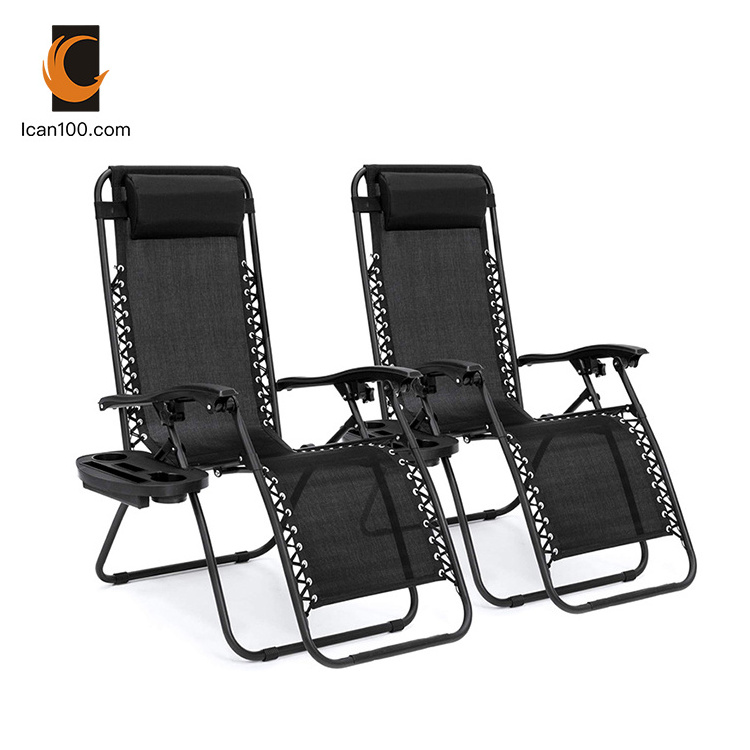 Popular Outdoor Beach Patio Camping Swimming Foldable Garden Furniture Zero Gravity Sun Recliner Lounge Chair