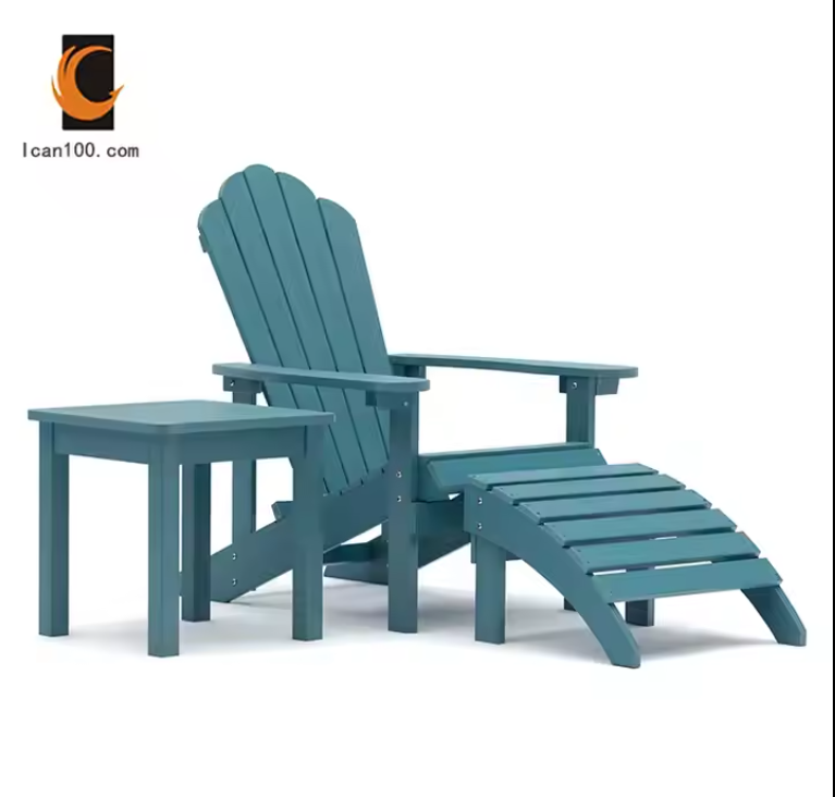 Wholesale Garden Plastic Wood Adirondack Chair Foldable Wood Garden Folding Beach Chair Adirondack Chair