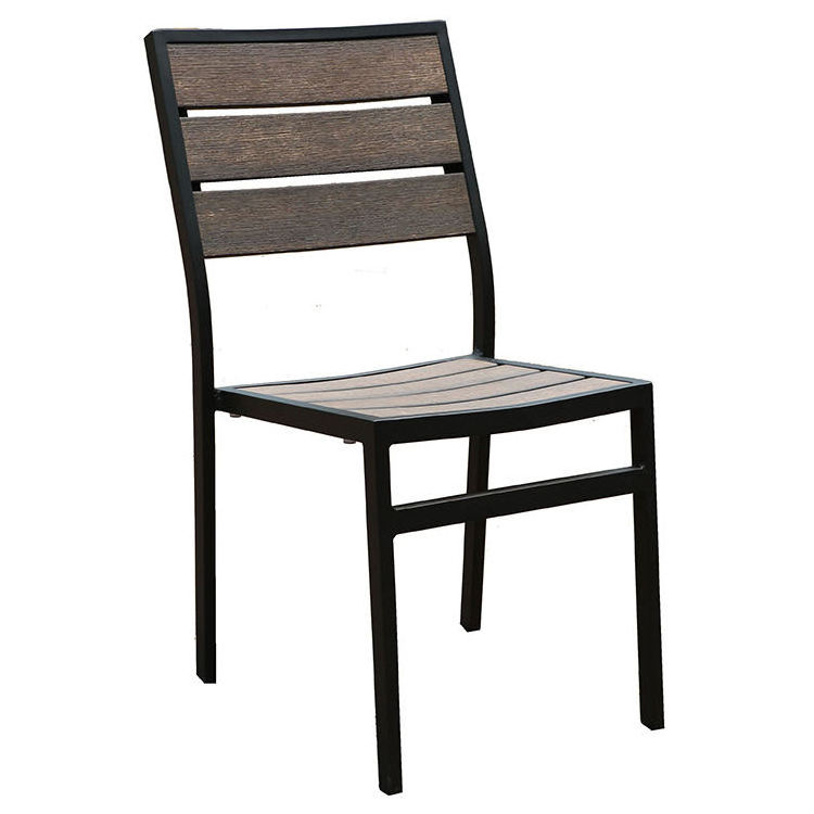 Retro Solid Wood Dining Chairs Bois Armless Chair Patio Furniture Stacking Indoor Outdoor Chairs