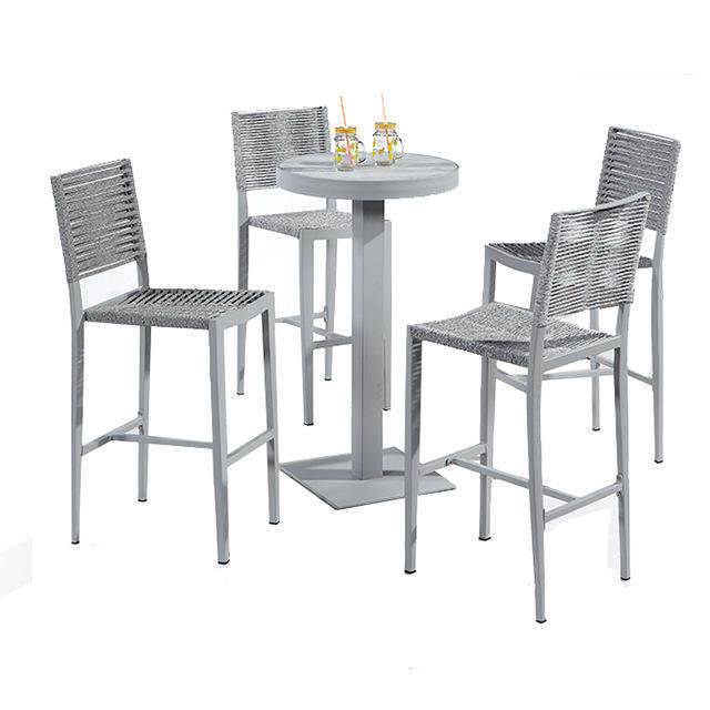 Bar Furniture For Home Round Table And Chiars Sets taburete con respaldo de bar salon pour jardin bar lounge furniture