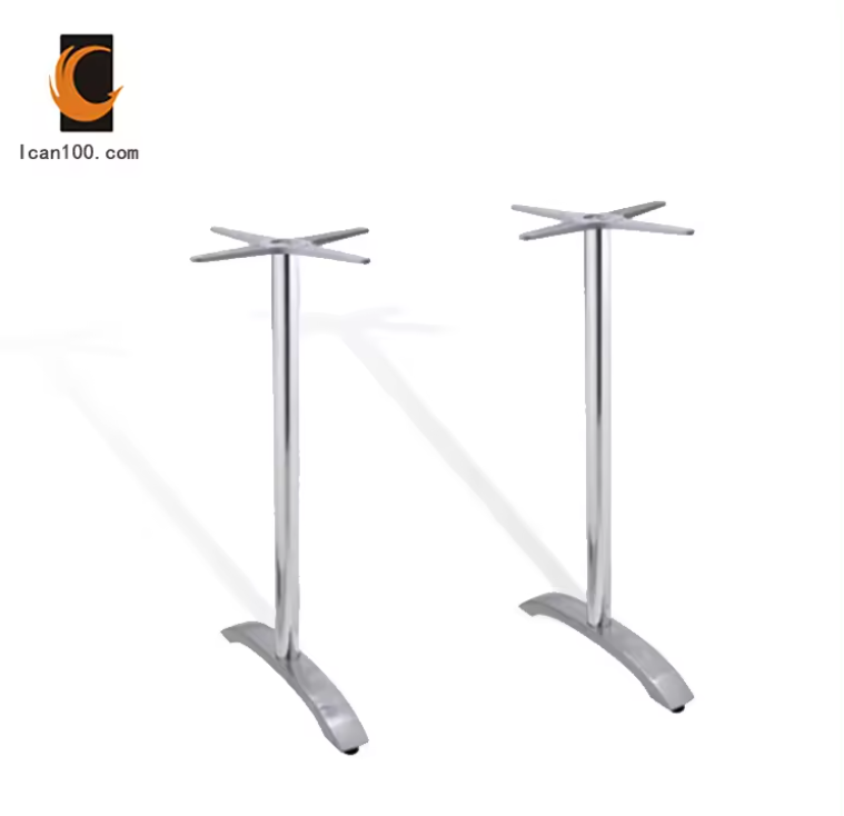 Hot Selling Coffee Shop Table Base Steel Restaurant Table Leg Metal Furniture 2 Wrought Iron Table Legs