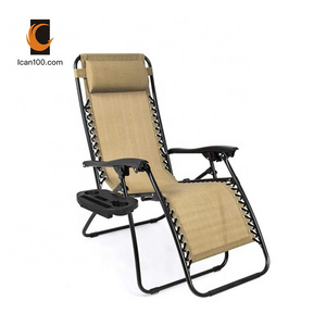 Popular Outdoor Beach Patio Camping Swimming Foldable Garden Furniture Zero Gravity Sun Recliner Lounge Chair