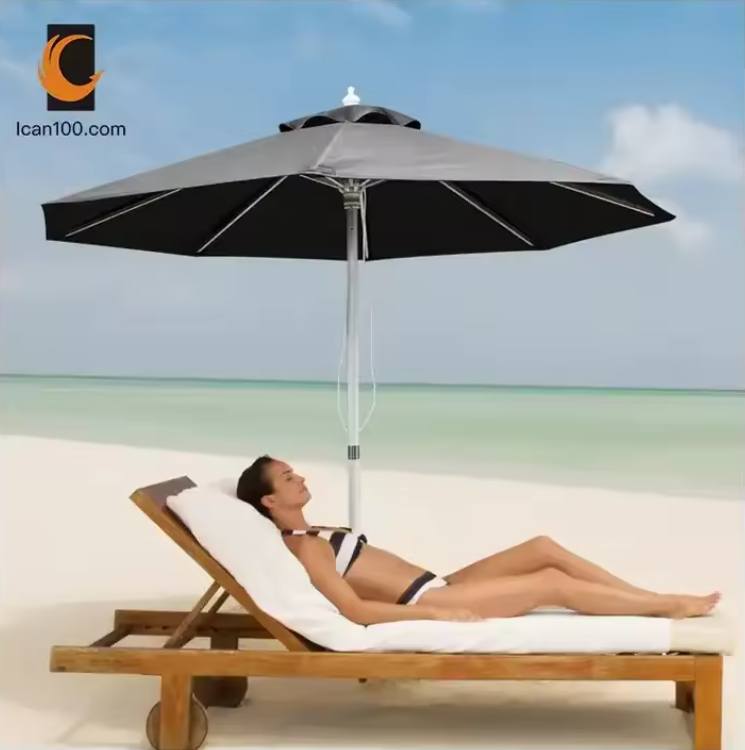 Commercial Big Terrace Umbrella Big Patio Umbrella Outdoor Beach Restaurant Cafe Parasol