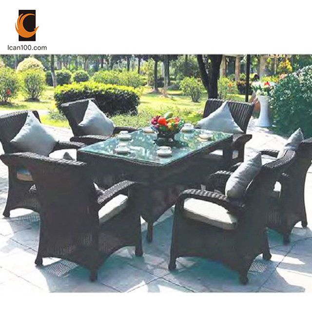 High Quality OEM Dining Room Furniture Sets  Outdoor Table And Chairs Set Patio Set Rattan Outdoor Furniture