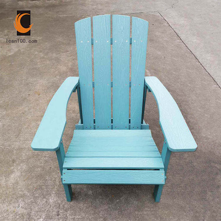 Hdpe Adirondack Chair Outdoor Furniture Wood Camping Chairs Folding Lounge Wooden Bench Chair