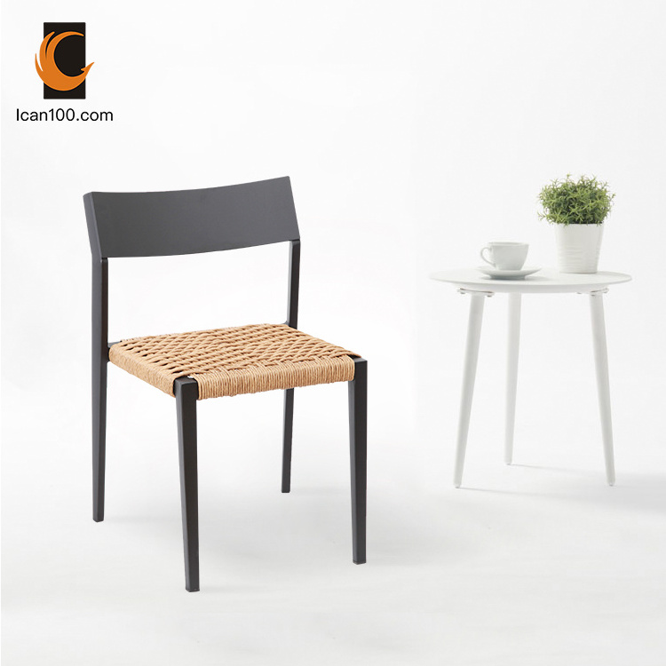 Popular New Style European Cane Side Chair Dinning Chairs Furniture Dining Chair