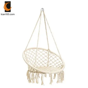 Swing Seat Rope Hammock Indoor Out Door Hanging Chair Garden Outdoor Furniture Hanging Patio Swing Chair