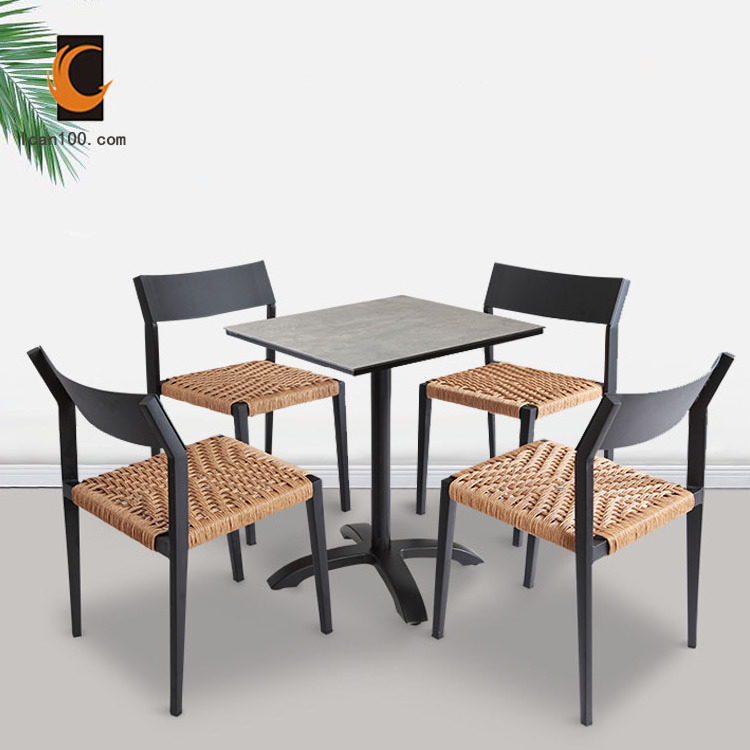 Popular New Style European Cane Side Chair Dinning Chairs Furniture Dining Chair