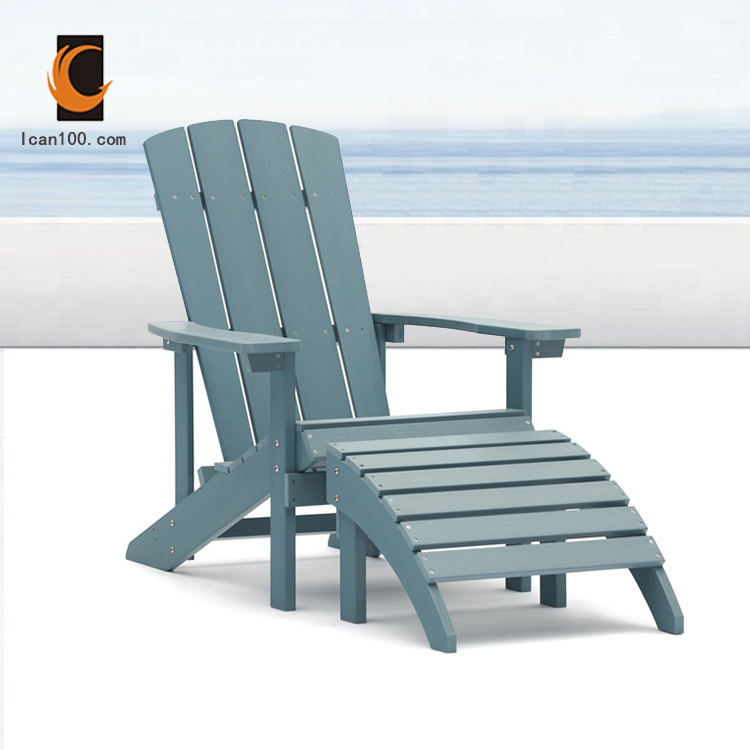 Wholesale Modern Design Fold Adirondack Chairs Outdoor Wood Pool Lounger Deck Garden Chair