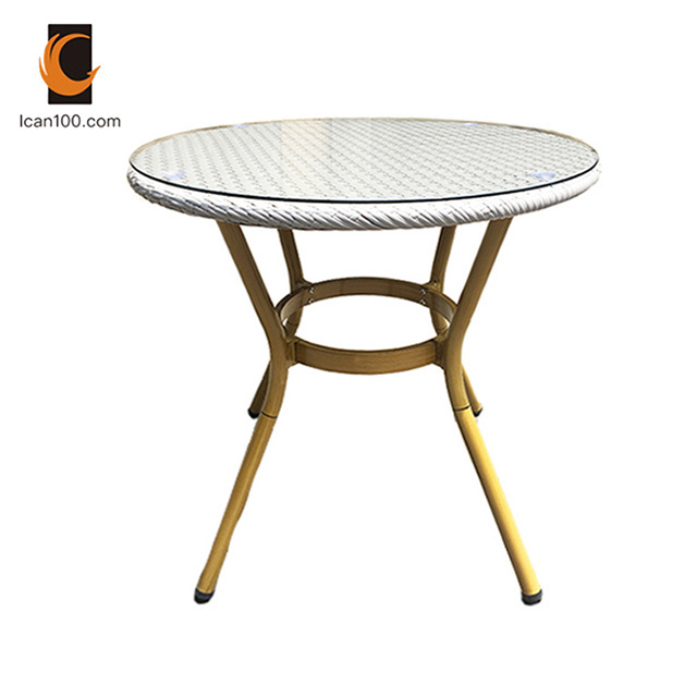 Wholesale Modern Design Grey Garden Sets Rattan  Patio Dining Set Table And Chair Set Outdoor Furniture