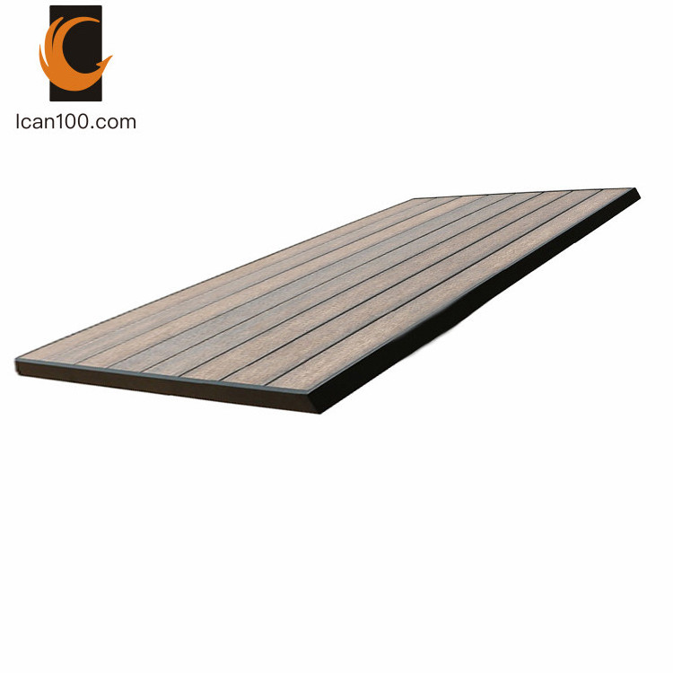 Fashion Restaurant Dining Use Square Wood Outdoor Table Top