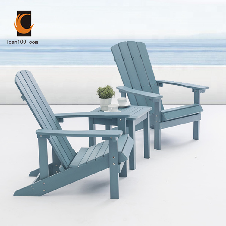 Wholesale Modern Design Fold Adirondack Chairs Outdoor Wood Pool Lounger Deck Garden Chair