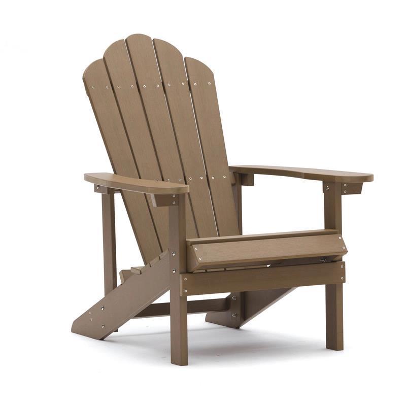 New Product Water Proof Composite Wooden Lawn Outdoor Folding Fishing Adirondack Chair