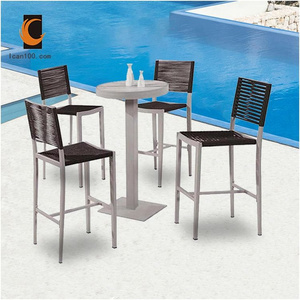 Bar Furniture For Home Round Table And Chiars Sets taburete con respaldo de bar salon pour jardin bar lounge furniture