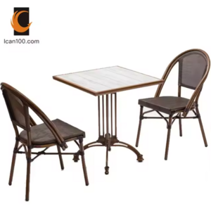 Modern Outdoor Patio Furniture Set Patio Dining Set Outdoor Furniture Cafe Bistro Table And Chair Set