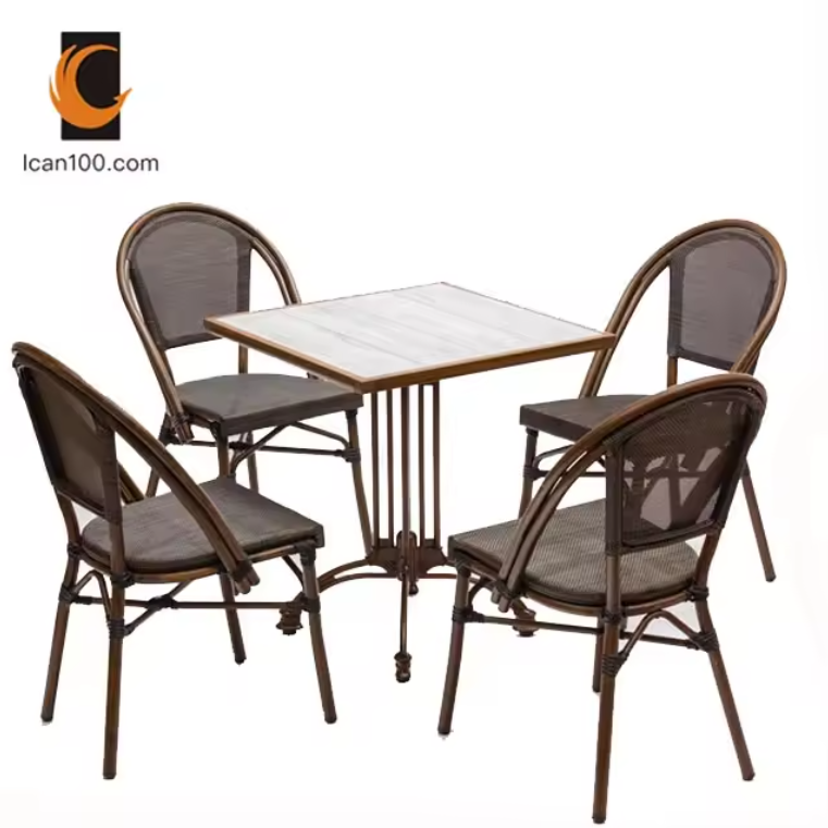 Modern Outdoor Patio Furniture Set Patio Dining Set Outdoor Furniture Cafe Bistro Table And Chair Set