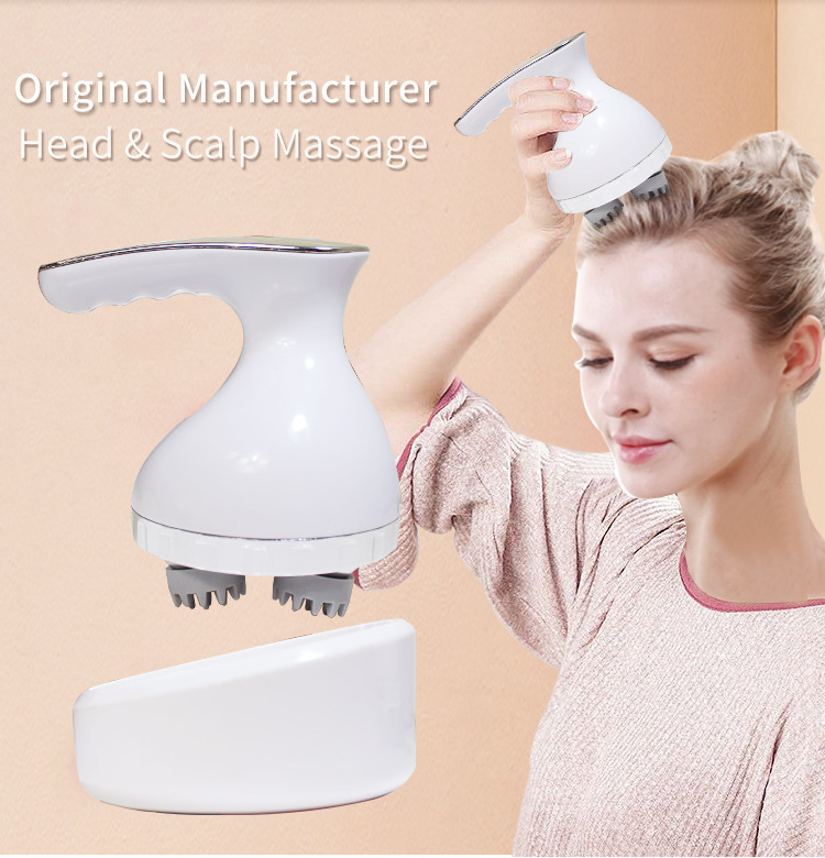 Portable Mini Factory Popular Electric Vibrating Massager Head Scalp rechargeable automatic head Massager machine