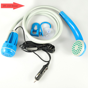 Electric shower set , perfect for personal outdoor ,garden shower, wholesale camping spray equipment supplies