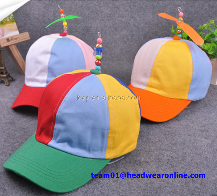 Helicopter Propeller Hat Colorful Baseball Hat And Toys Hat