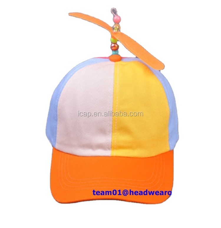 Helicopter Propeller Hat Colorful Baseball Hat And Toys Hat