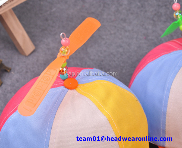 Helicopter Propeller Hat Colorful Baseball Hat And Toys Hat