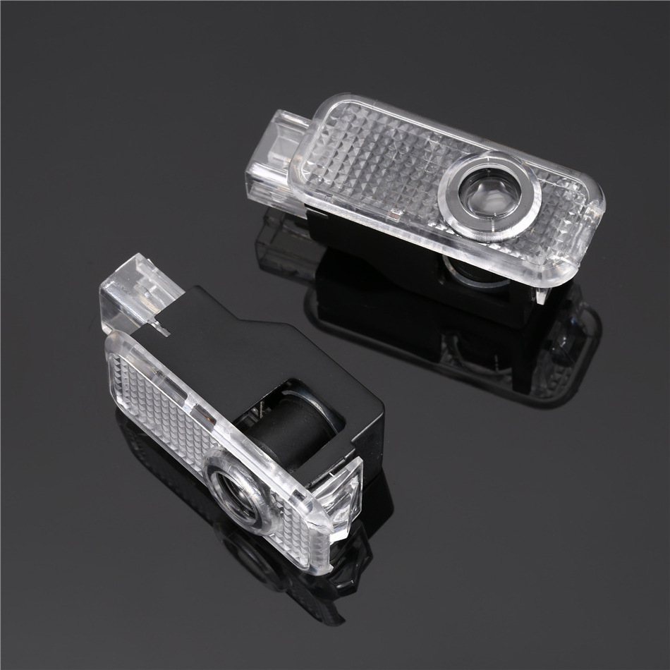 Automatic Courtesy Car Door Light HD Ghost Shadow LED Logo Projector Light Accessory Emblem Lamp Audi-door logo Light