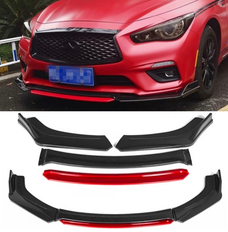 Hot sale Factory Direct Auto Accessories Parts Universal Front Bumper Lip Diffuser Splitter Universal Body Kits For All Car