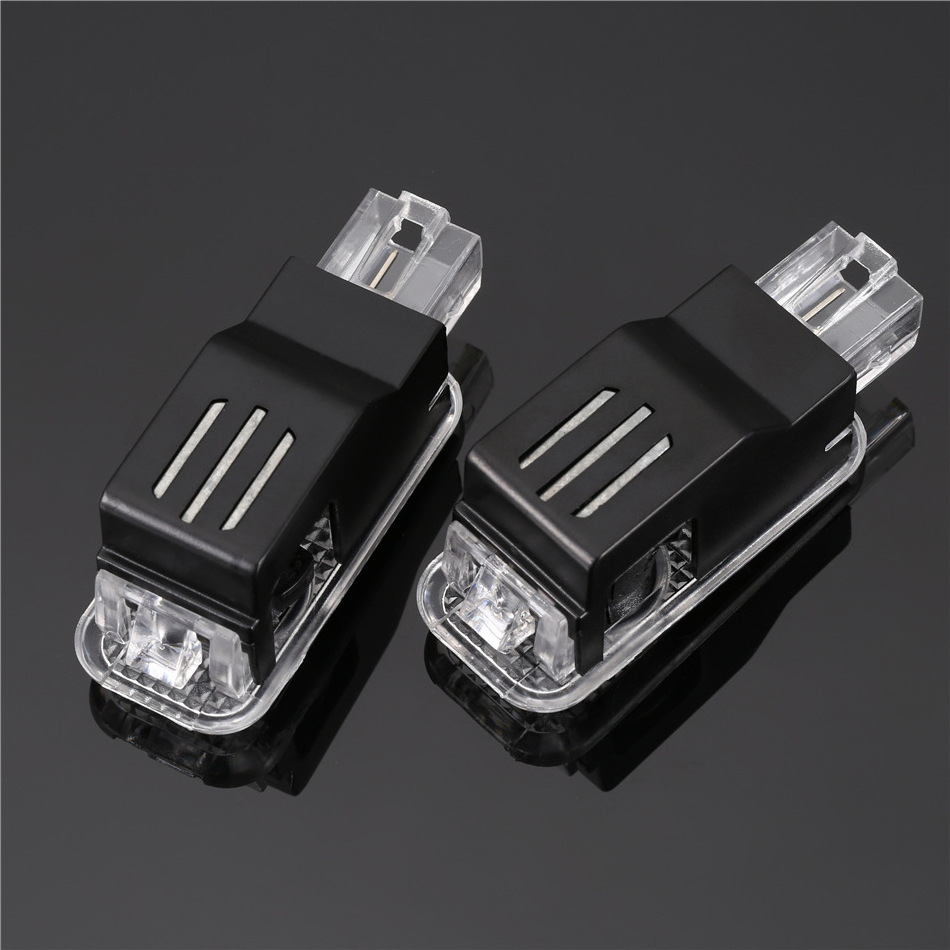 Automatic Courtesy Car Door Light HD Ghost Shadow LED Logo Projector Light Accessory Emblem Lamp Audi-door logo Light