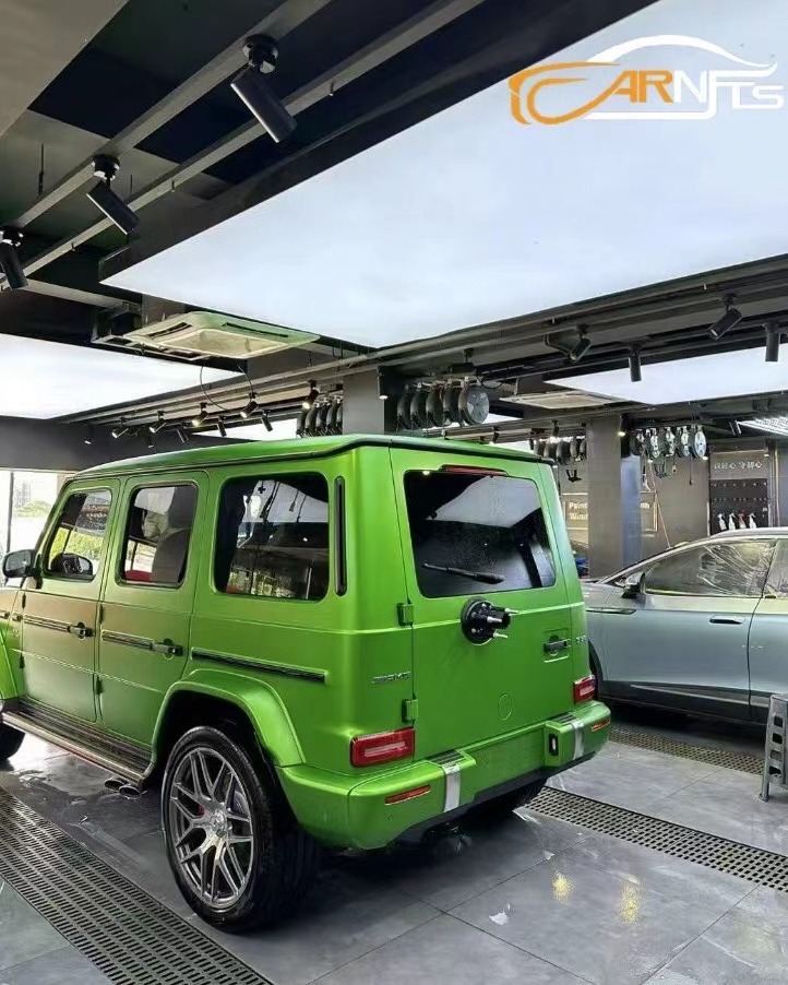 Best Quality PET Magic Flame Green Car Vinyl Wrap Film Bubble Free For Car Wrapping Foil  Auto Wrapping Film Car Vinyl Wrap